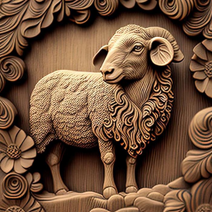 3D модель Овца (STL)